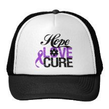 Hope Love Cure PANCREATIC CANCER Gifts Hats