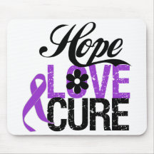 Hope Love Cure PANCREATIC CANCER Gifts Mouse Pad