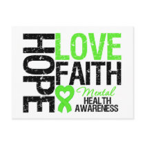Hope Love Faith Mental Health Awareness