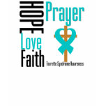 Hope Love Faith Prayer Tourette Syndrome t-shirts
