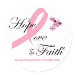 Hope Love & Faith Stickers