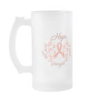 Hope Love Faith Strength Uterine Cancer mugs