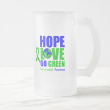 Hope Love Go Green Earth Mugs