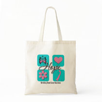 Hope Love Inspire Hereditary Breast Cancer Tote Bag