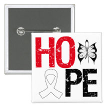 Hope Lung Cancer Awareness Buttons
