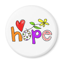 Hope Refrigerator Magnets