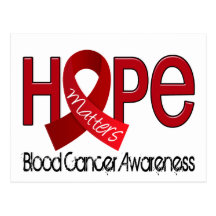 Hope Matters 2 Blood Cancer Postcard
