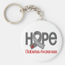 Hope Matters 2 Diabetes Key Chains