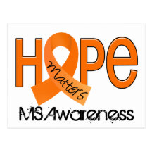 Hope Matters 2 MS Multiple Sclerosis Post Card