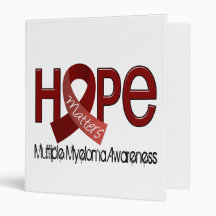 Hope Matters 2 Multiple Myeloma Vinyl Binder