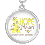 Hope Matters 3 Bladder Cancer Personalized Necklace