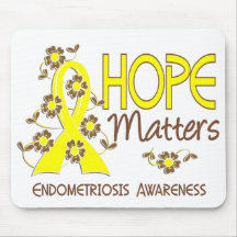 Hope Matters 3 Endometriosis Mouse Pads