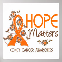 Hope Matters 3 Kidney Cancer Posters