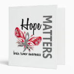 Hope Matters Butterfly Brain Tumour 3 Ring Binder