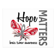 Hope Matters Butterfly Brain Tumour Post Cards