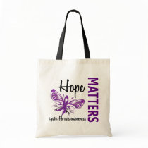 Hope Matters Butterfly Cystic Fibrosis Canvas Bag