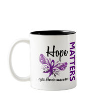 Hope Matters Butterfly Cystic Fibrosis Mug