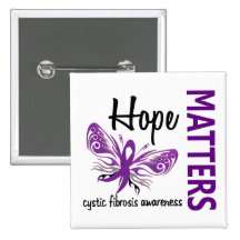 Hope Matters Butterfly Cystic Fibrosis Pin