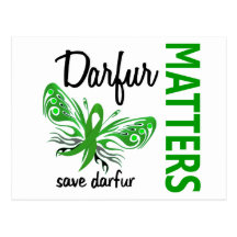 Hope Matters Butterfly Darfur Postcards