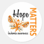 Hope Matters Butterfly Leukaemia Stickers