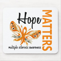 Hope Matters Butterfly Multiple Sclerosis Mouse Pad