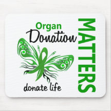 Hope Matters Butterfly Organ Donation Mousepad