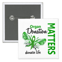 Hope Matters Butterfly Organ Donation Pin