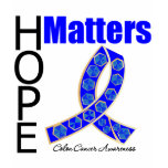 Hope Matters Colon Cancer (Jewelled Ribbon) t-shirts