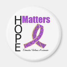 Hope Matters Jewelled Ribbon Domestic Violence Magnets