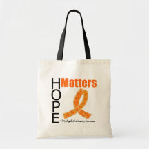 Hope Matters Multiple Sclerosis (Jewelled Ribbon) Tote Bag