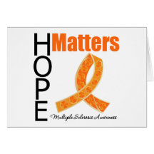 Hope Matters Multiple Sclerosis (Jewelled Ribbon) Card
