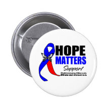 Hope Matters Pulmonary Fibrosis Pinback Buttons