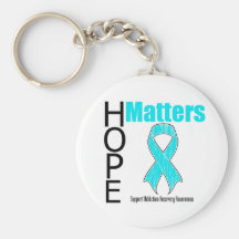 Hope Matters Ribbon Addiction Recovery Awareness Key Chain