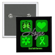Hope - Mental Health Awareness Pins