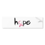 Hope Pink Ribbon! Bumper Sticker