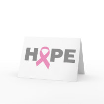 Hope Pink Ribbon card