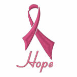 Hope Pink Ribbon Fleece Track Jacket