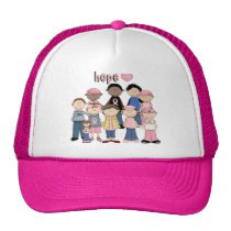 Hope Pink Ribbon hats