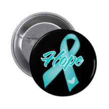 Hope Ribbon - Teal Ribbon Pin
