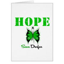 Hope Save Darfur Greeting Cards