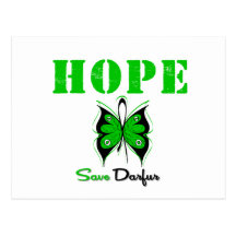 Hope Save Darfur Post Cards