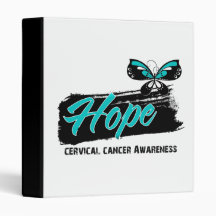 Hope Tattoo Butterfly Cervical Cancer Binder