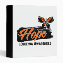 Hope Tattoo Butterfly Leukaemia 3 Ring Binder