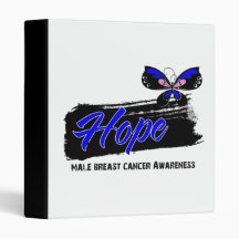 Hope Tattoo Butterfly Male Breast Cancer Binders