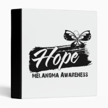 Hope Tattoo Butterfly Melanoma Binder