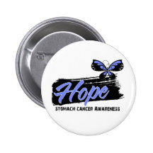 Hope Tattoo Butterfly Stomach Cancer Button