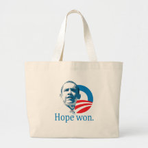 HOPE WON O LOOK -.png Canvas Bags