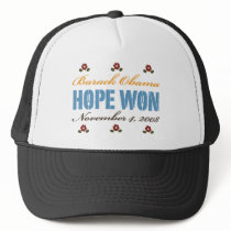 Hope Won Obama Hat