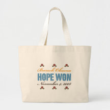 Hope Won Obama Tote Bag