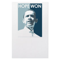 Hope Won T-shirt Customized Stationery
